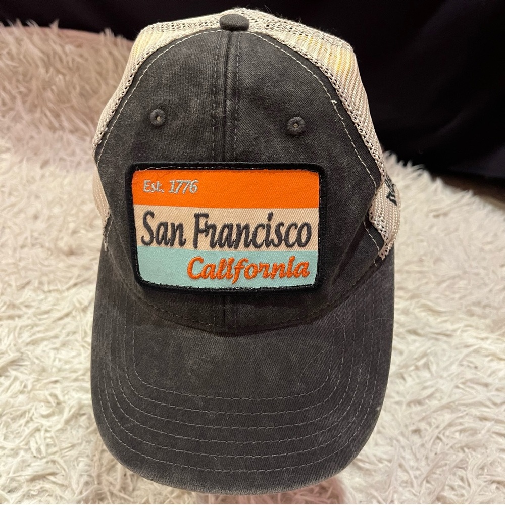 San Francisco California Est. 1776  Patch Adjustable Baseball Cap Mesh Hat